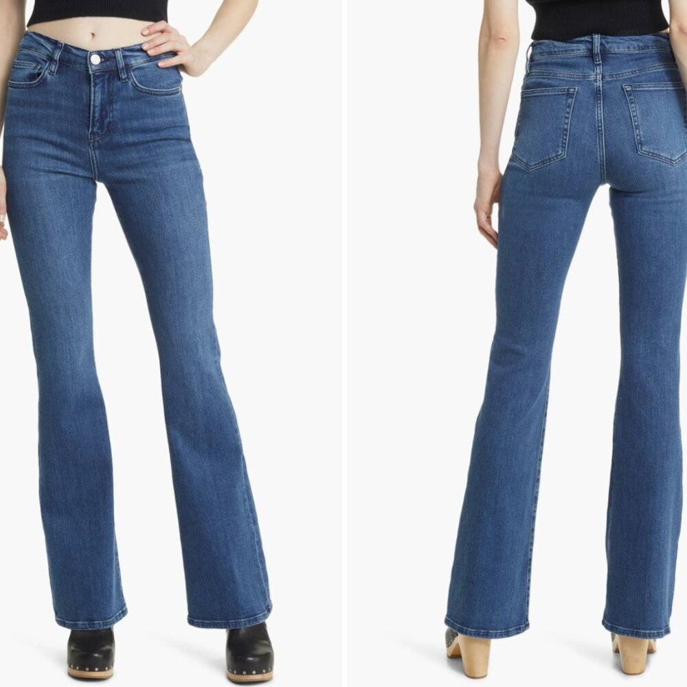 Frame Le High Flare 25 $268 *has rip*